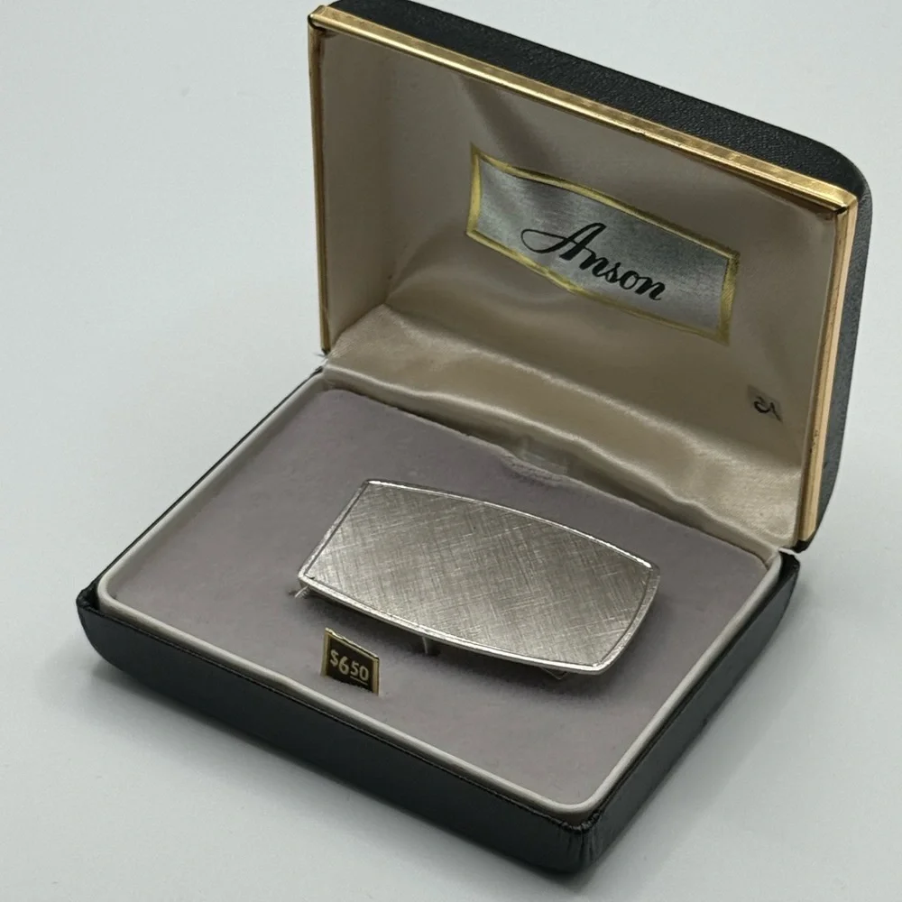 NEW VINTAGE Silver Money Clip